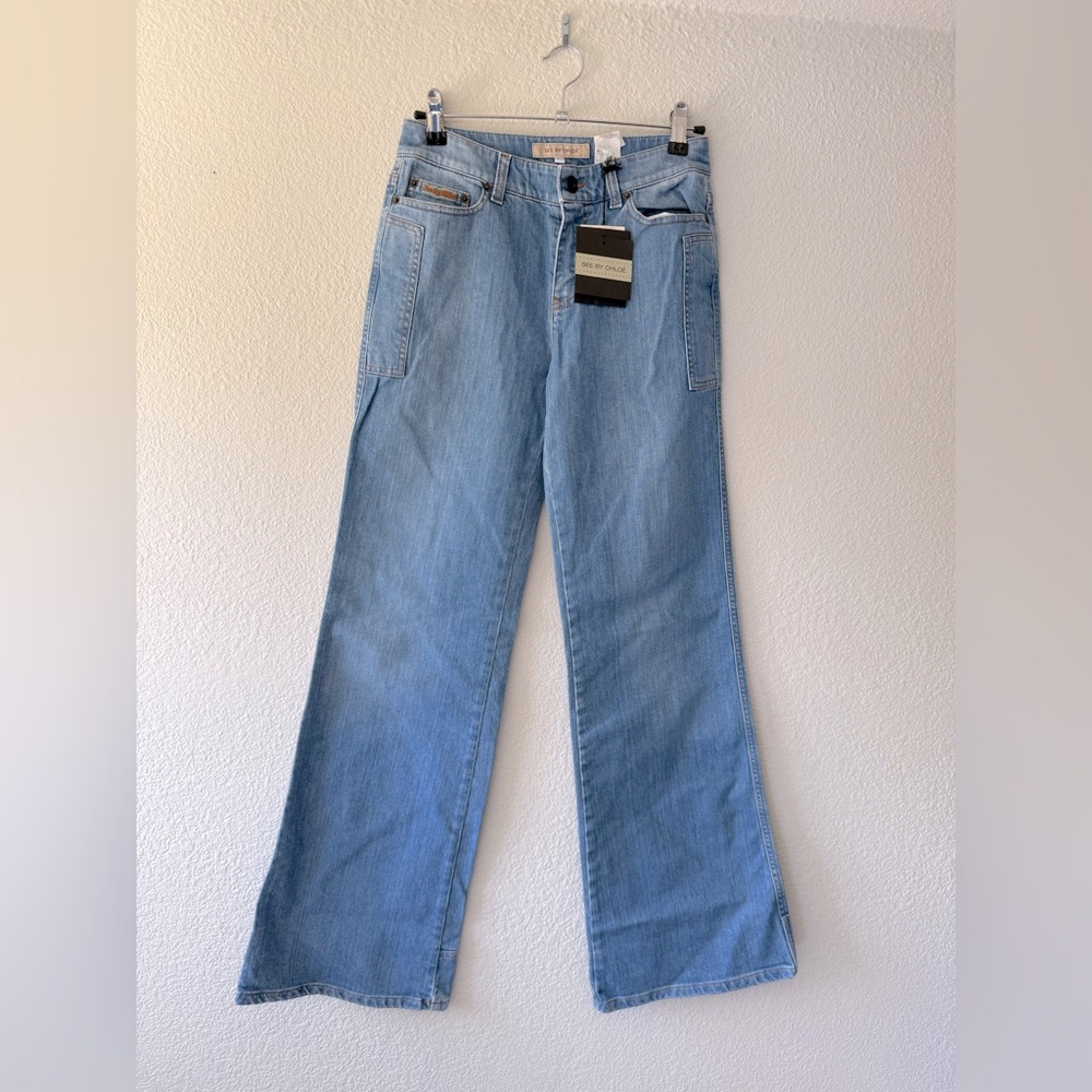 SEE BY CHLOE Wide Leg Flare Jeans